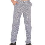 TROUSERS HOUNDSTOOTH PATTERN BELT LOOPS