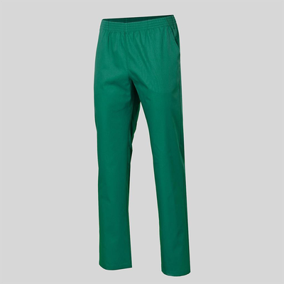 BASICS COLOURS TWILL HEALTHCARE STYLE ELASTICATED TROUSERS W/POCKETS
