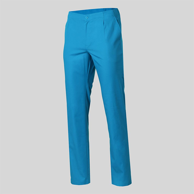 UNISEX COLOUR TWILL HEALTHCARE STYLE TROUSERS W/POCKETS