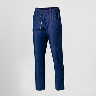 TROUSERS UNISEX WITH CORD UNWASHED DENIM ZAFIRO
