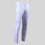 TROUSERS UNISEX MULTIPOCKETS TWILL ELASTIC 