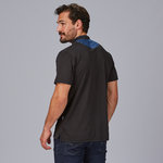 POLO UOMO CON COLLO DENIM "REDLINE"