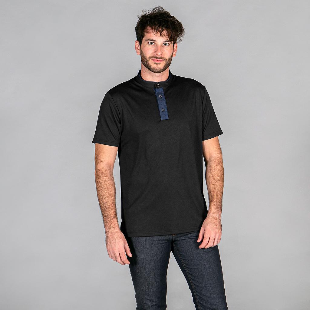Polo homme col mao sale