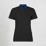 POLO WOMAN WITH COLLAR UNWASHED DENIM "RED LINE"
