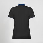 POLO WOMAN WITH COLLAR UNWASHED DENIM "RED LINE"
