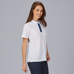 POLO FEMME COL MAO DENIM "RED LINE"
