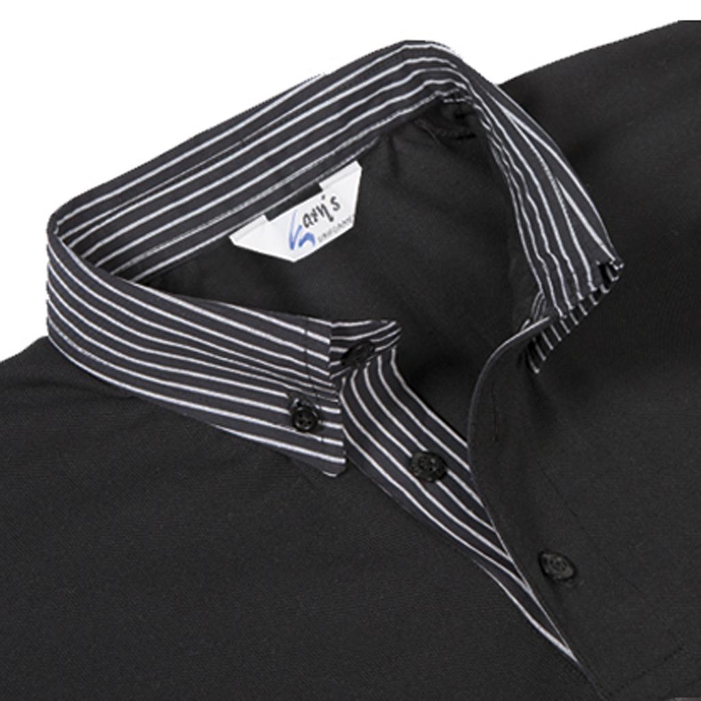 POLO PRETO HOMEM M/C C/CAMISEIRO - Imagem