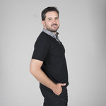 POLO BLACK MAN S/SLEEVED
