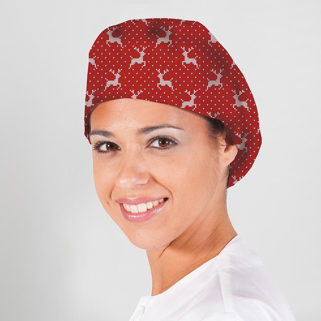 GORRO CIRURGIÃO ELÃSTICO ESTAMPADO - Imagem