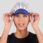 CASQUETTE FEMME FILET BLANC VISIÈRE COULEUR (Paq. 10 un.)
