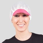 CAPPELLINO DONNA RETE VISIERA COLORE (PACCO 10 un.)
