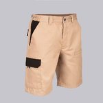 BERMUDA SHORTS UNISEX MULTIPOCKETS ELASTIC COMBINED MAPLE
