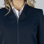 BLAZER WOMAN WITH ZIPPER AND CHIMNEY NECK TRIVIAL
