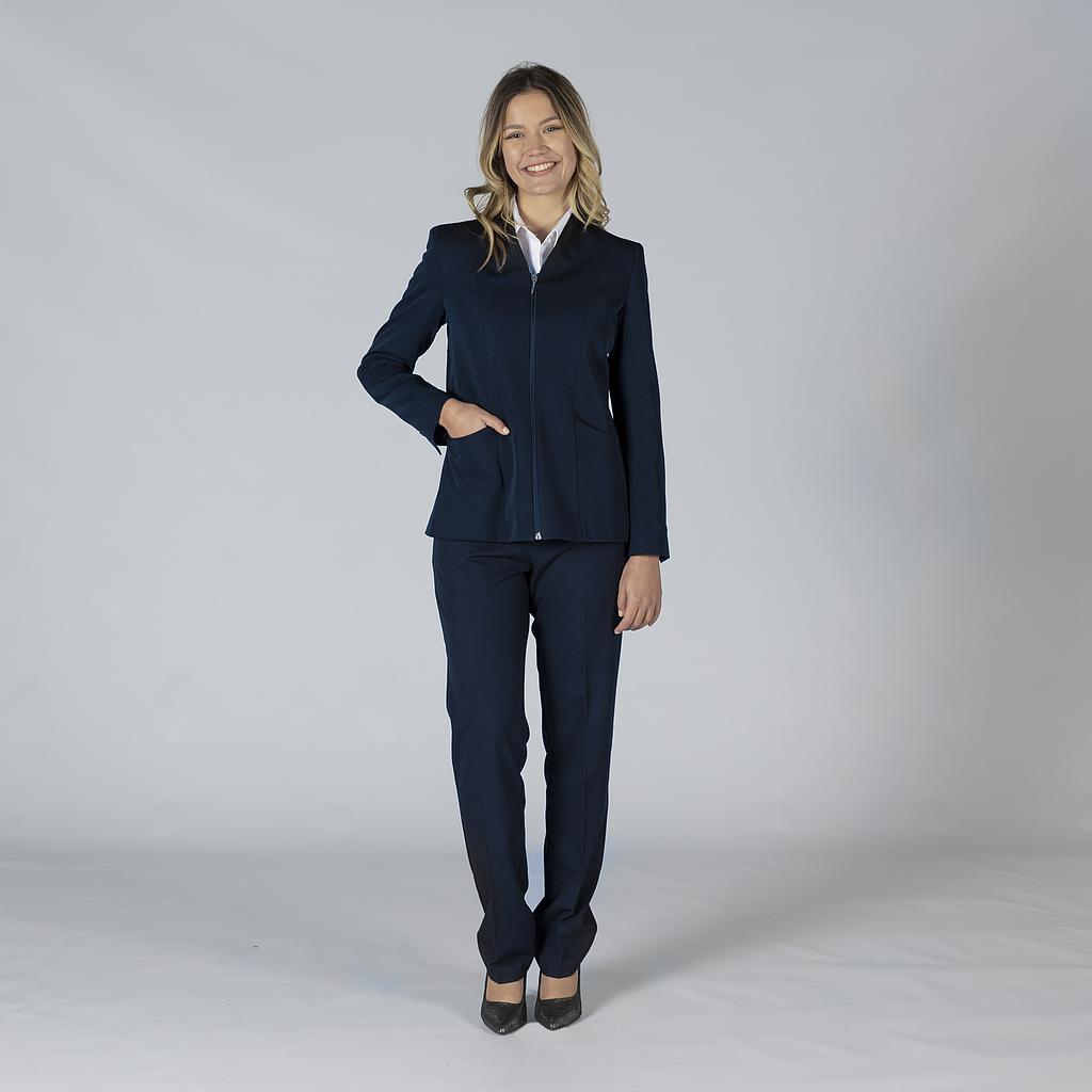 BLAZER SENHORA COM FECHO DE CORRER GOLA CHAMINÍ TRIVIAL - Imagem