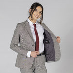VESTE FEMME 2 BOUTONS CHEVIOT