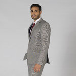 VESTE HOMME 2 BOUTONS SLIM FIT CHEVIOT
