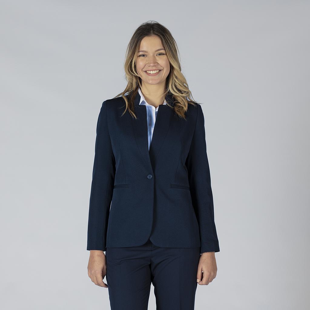 BLAZER SENHORA 1 BOTÃO ABA INVERTIDA TRIVIAL - Imagem