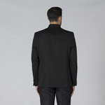 GIACCA UOMO 1 PULSANTE CON REVERS INVERTITO SLIM FIT TRIVIAL
