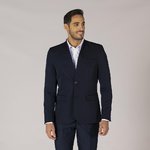 BLAZER WOMAN 1 BUTTON REVERSE LAPEL TRIVIAL 
