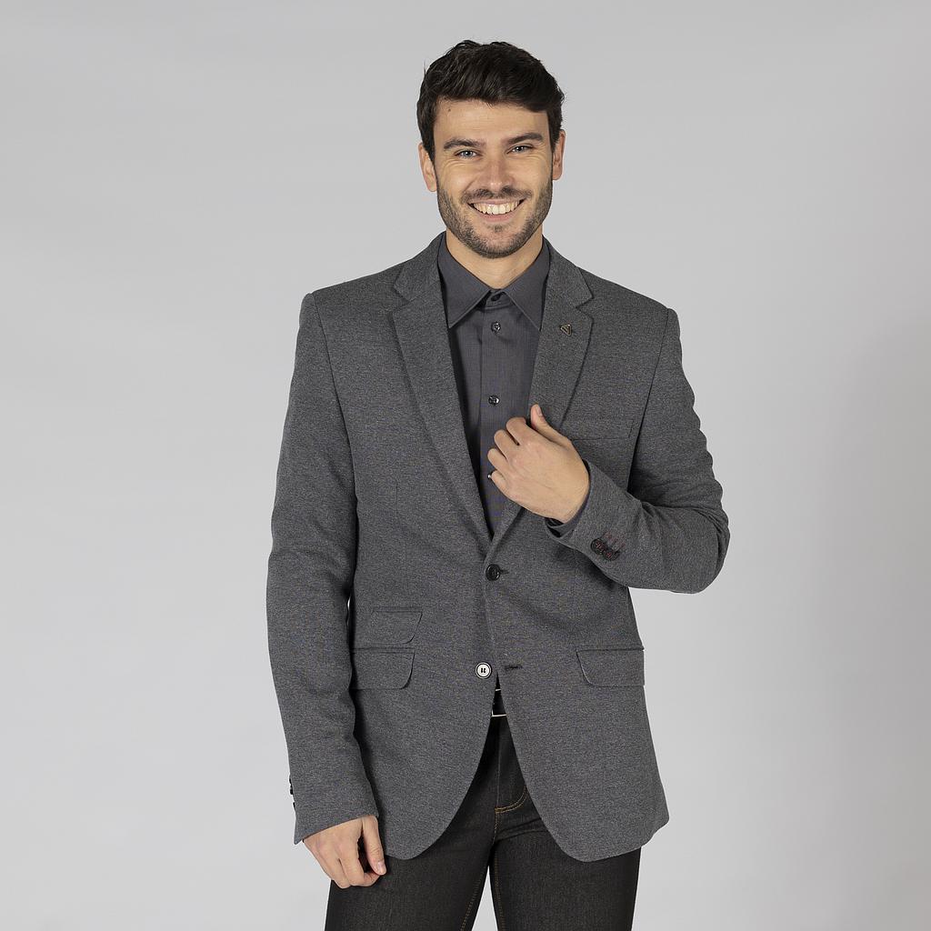 BLAZER HOMEM 2 BOTÕES SLIM FIT KNITSUIT - Imagem