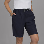 BERMUDA SHORTS UNISEX ELASTIC BAND+OUTER DRAWSTRING MICROFIBER
