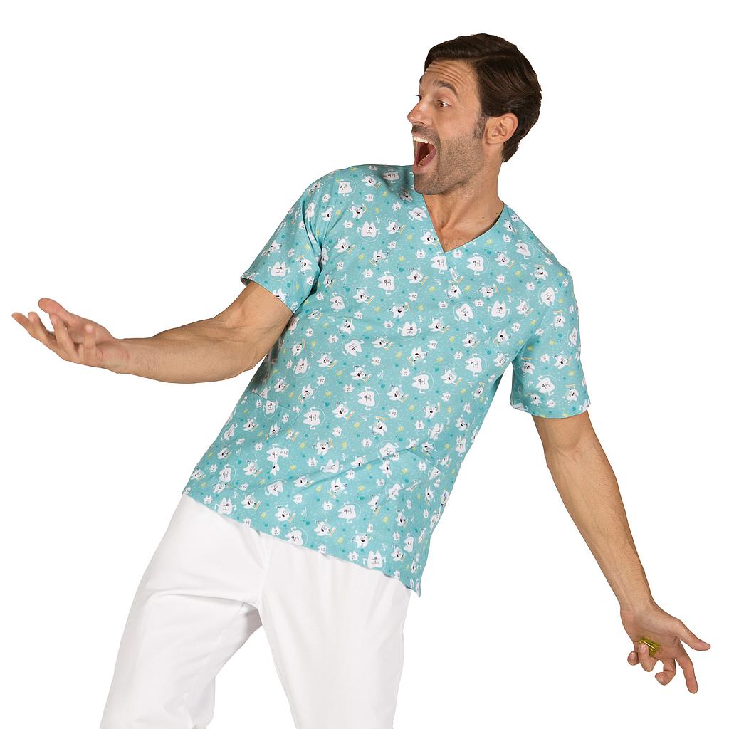 BLUSA SAÚDE E LIMPEZA UNISSEXO FECHADA RUTH - Imagem