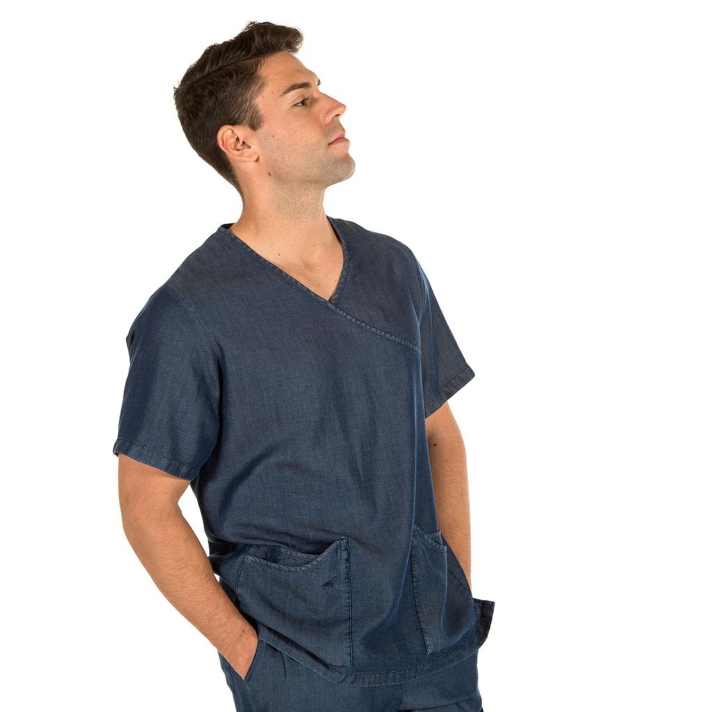 BLUSA SAÚDE HOMEM DANIEL ECOLYPTUS BRANCO/ PRETO - Imagem