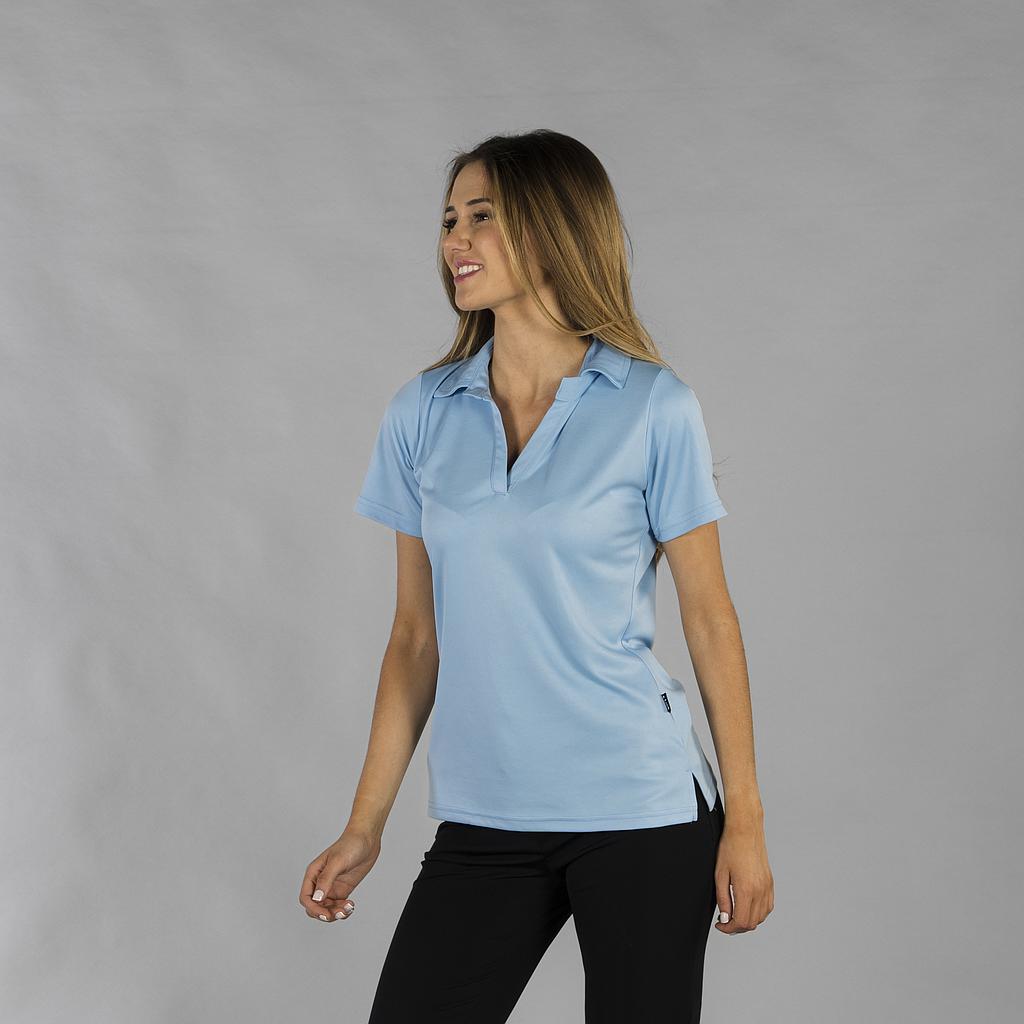 POLO SENHORA INTERLOCK "REDLINE" - Imagem