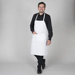 GREMBIULE PETTORINA E TASCA CINTURA 90X75 CM