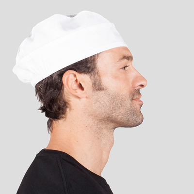 ELASTICATED CHEF'S HAT (pack of  6)