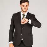 GIACCA TIPO AMERICANA UOMO 2 PULSANTI SLIM FIT TECNO
