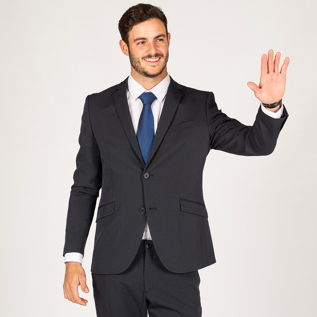 BLAZER HOMEM 2 BOTÕES SLIM FIT TECNO - Imagem