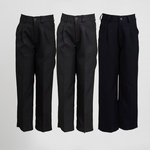 ELASTICATED AND ZIP UP TROUSERS