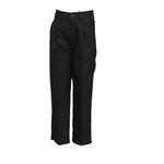 PANTALON LONG TAILLE SEMI-ÉLASTIQUÉE ET BRAGUETTE ZIPPÉE 
