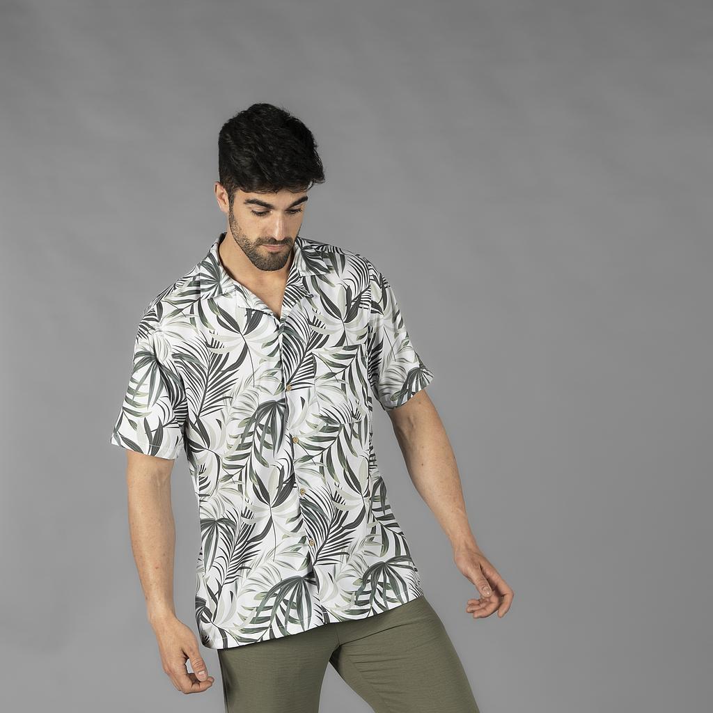 CAMISA HOMEM COLARINHO LAPELA HAWAII - Imagem