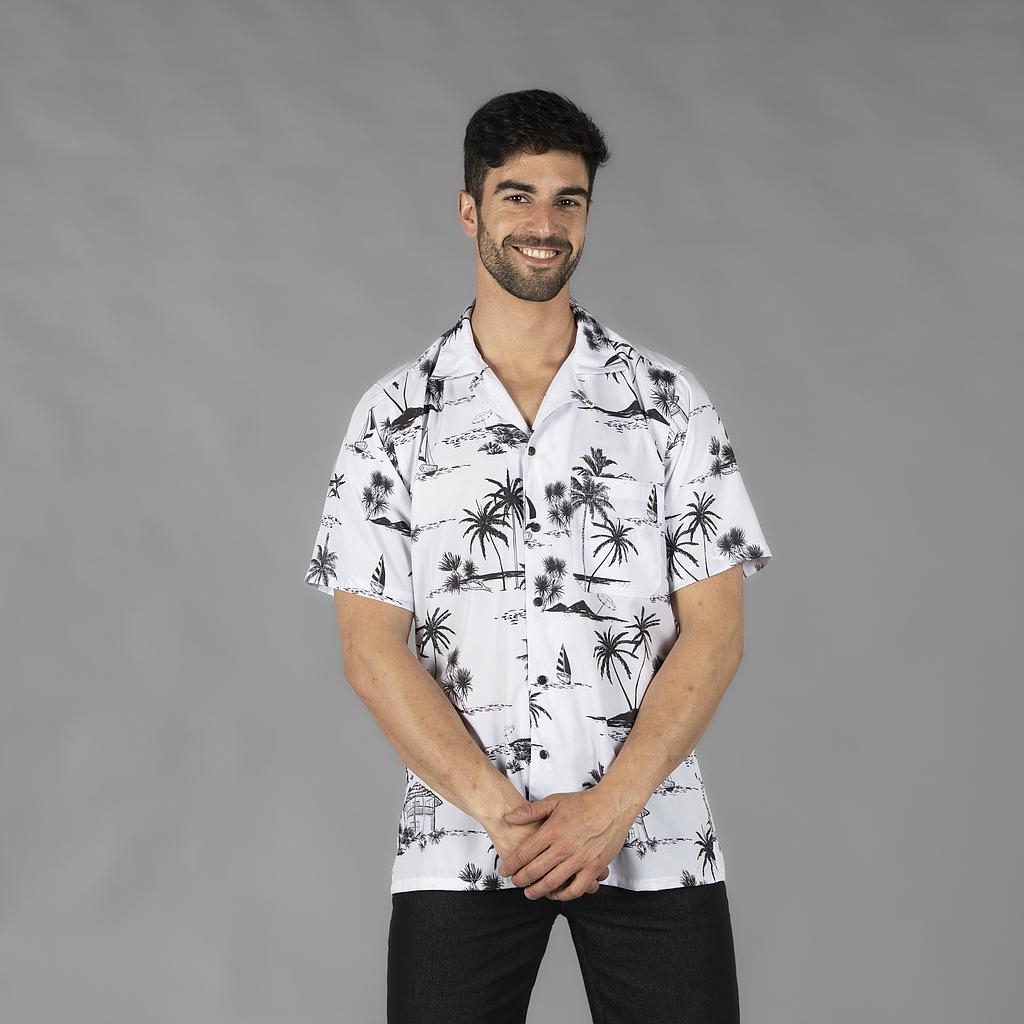 CAMISA HOMEM COLARINHO LAPELA HAWAII - Imagem