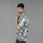 CAMICIA UOMO COLLETO A REVERS HAWAII
