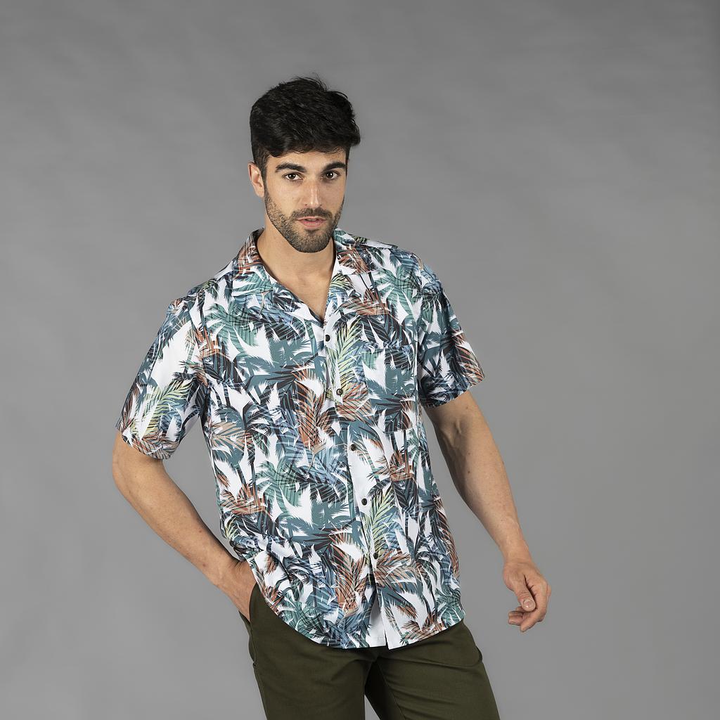 CAMISA HOMEM COLARINHO LAPELA HAWAII - Imagem