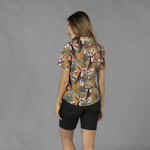 CAMISA MUJER CUELLO SOLAPA HAWAIANA