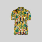 CAMISA MUJER CUELLO SOLAPA HAWAIANA