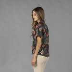 CAMISA MUJER CUELLO SOLAPA HAWAIANA