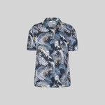 CAMISA MUJER CUELLO SOLAPA HAWAIANA