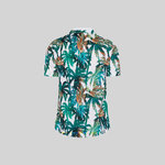 CAMISA MUJER CUELLO SOLAPA HAWAIANA
