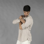 SHIRT MAN CHAMBRAY MAO COLLAR  NIAS
