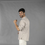 SHIRT MAN CHAMBRAY MAO COLLAR  NIAS
