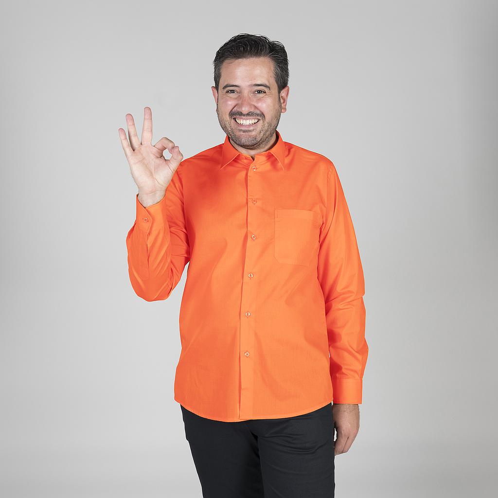 CAMISA HOMEM 1 BOLSO M/COMPRIDA - Imagem