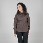BLOUSE WOMAN CONCEALED BUTTON L/SLEEVED