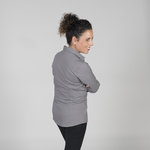 BLOUSE WOMAN CONCEALED BUTTON L/SLEEVED