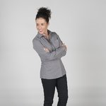 BLOUSE WOMAN CONCEALED BUTTON L/SLEEVED