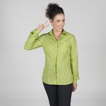 BLUSA DONNA BOTTONE NASCOSTO M/LUNGA
